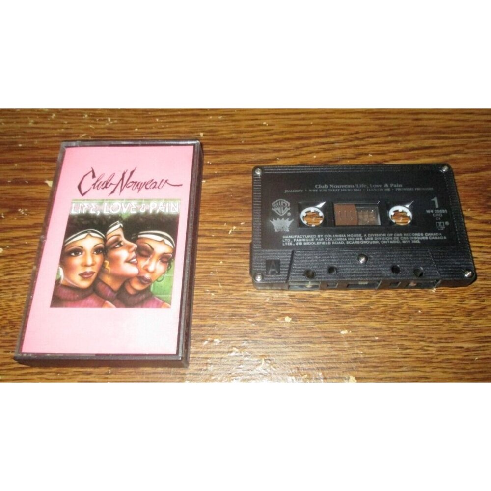 Club Nouveau - Life, Love, & Pain on cassette (CBS Records Canada, 1986)
